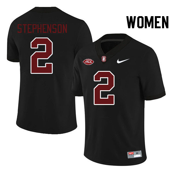 Women #2 Dylan Stephenson Stanford Cardinal 2024 ACC Conference College Football Jerseys Stitched-Bl